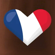 Francouzská vlajka srdce