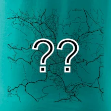 Mapy měst černobílé - Vaše město