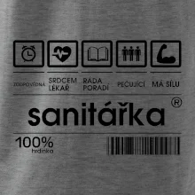 Čárový kód sanitářka