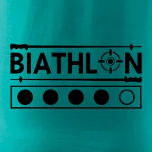 Biathlon terč a hůlky