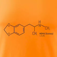 Molekulární struktura MDMA Extáze