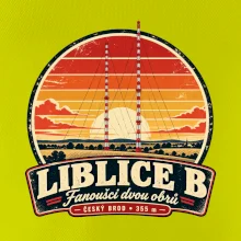 Liblice B retro odznak dvou vysílačů