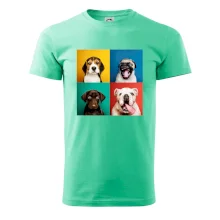 Psi štěňata koláž