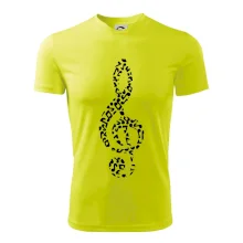 Houslový klíč z not