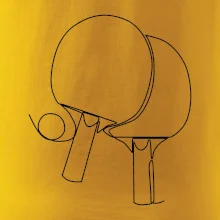 Pálky na stolní tenis jedním tahem