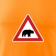 Dopravní značka - Pozor lední medvěd