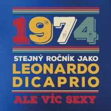 1974 stejný ročník jako Leonardo Dicaprio