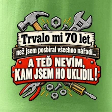 Trvalo mi  70 let, než jsem posbíral všechno nářadí