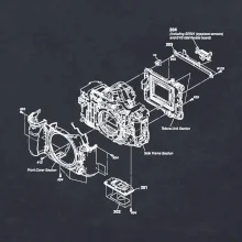 Nákres Digitální fotoaparát
