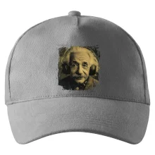 Albert se sluchátky