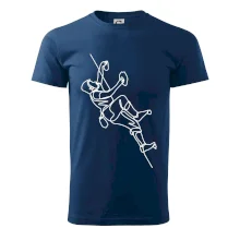 Lezecká stěna jedním tahem