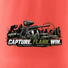 Taktika capture flank win paintball