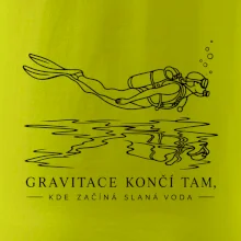 Gravitace končí ve slané vodě