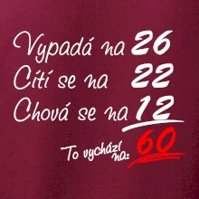 Vypadá, cítí se, chová se - 60 let Vypadá, cítí se, chová se - 60 let