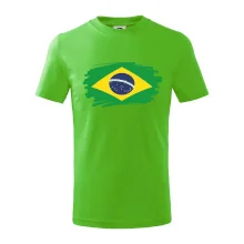 Brazílie vlajka štětkou