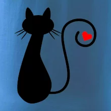 Zamilovaná kočka ocásek