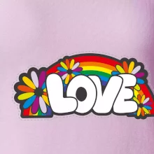 Love s duhou v pozadí