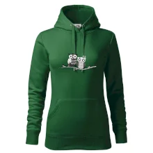 Dvě sovy abstraktní