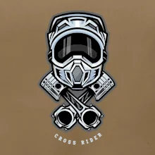 Cross rider písty helma