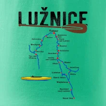Mapa řeky Lužnice