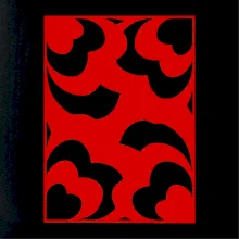 Čtyři srdce - obdélník (Moňas)