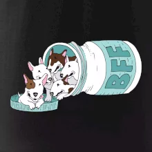 Bullterrier Friends Forever zelené (Pecka design)