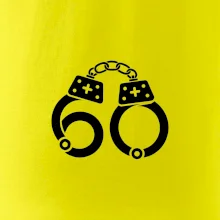 Narozeninové tričko pro policajta - pouta 60