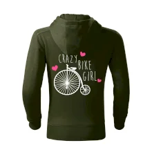 Crazy bike girl