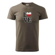 Love Polská vlajka