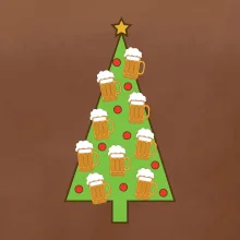 Nic více nepotřebuji - stromeček a pivo (Pecka design)