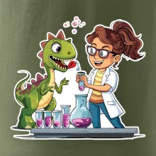 Chemik a dinosaurus - Holka