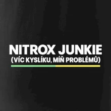 Nitrox junkie zelenožlutá linka pod nápisem