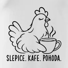 Slepice s kávou a pohodou