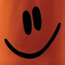 Emoji bez obrysu - usměv