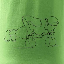 Kitebell posilování jedním tahem