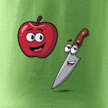 Parové triko - Jablko a nůž