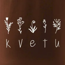 Kvetu - Nápis s květinami