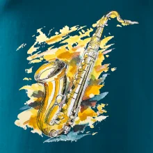 Saxofon malovaný