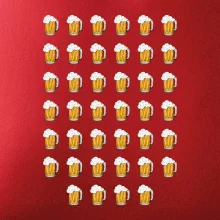 Narozeniny - 40x pivo