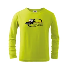 Bagrista v kruhu - vlastní nápis