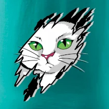 Kočka v roztrženém triku