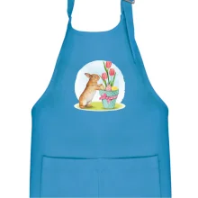 Velikonoční zajíček tulipány