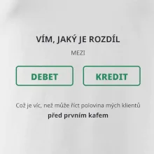 Rozdíl mezi debet a kredit