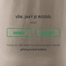 Rozdíl mezi debet a kredit