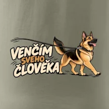 Venčím svého člověka - německý ovčák