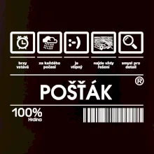 Čárový kód pošťák