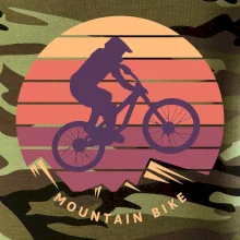 MTB barevné kolo západ slunce