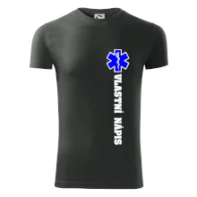 Hvězda života - vlastní nápis vpředu a vzadu