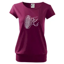 Tenisová raketa jednim tahem