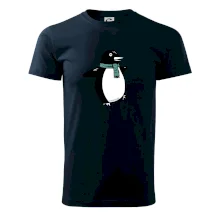 Tučňák se zelenou šálou